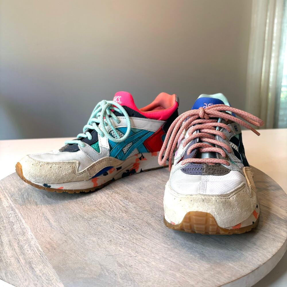 ASICS GEL-Lyte 5 V RE:MATERIAL Pink Aqua 1201A871-961 Men's 7 Women's 8.5 Rare - Picture 3 of 9